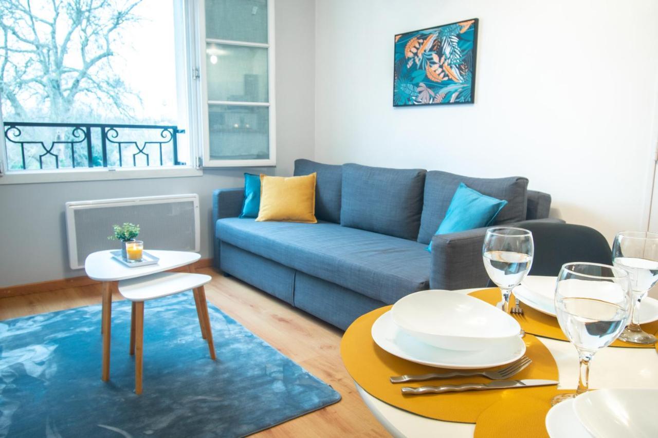 Le Retro Chic - T2 Haut Standing Au Coeur De Corbeil - 48 M2 Apartment Bagian luar foto